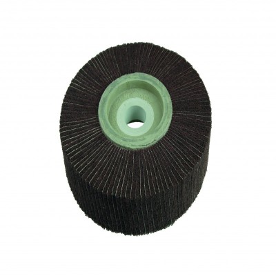 Flap disc with sandpaper